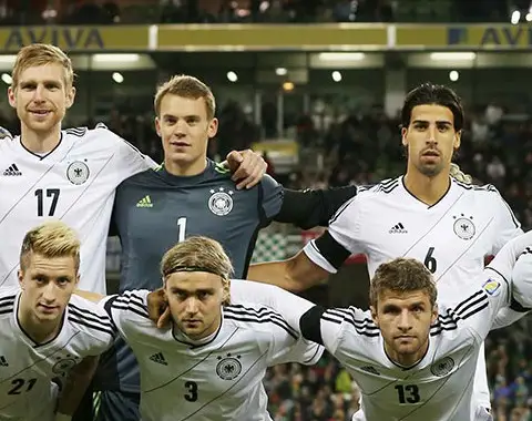A Alemanha de Mesut Ozil, Thomas Muller e Bastian Schweinsteiger