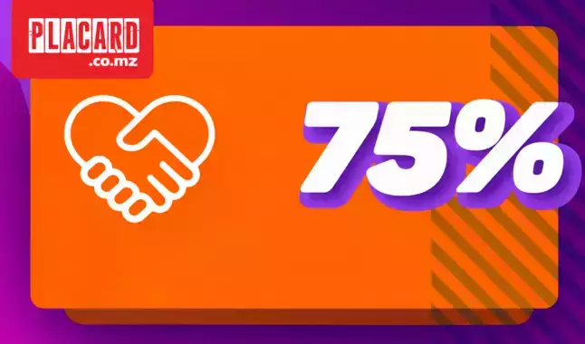 Bónus de Boas-Vindas Placard MZ - 75% até 3,000MT!