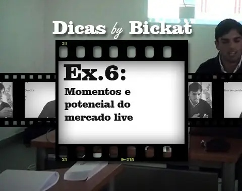 Momentos e potencial do mercado live