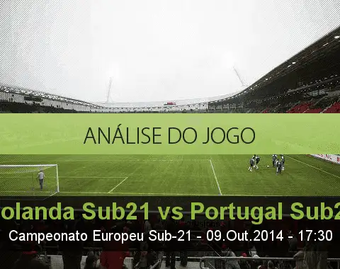 Análise do jogo: Holanda Sub21 vs Portugal Sub21 (9 Outubro 2014)
