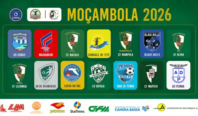 Moçambola 2026: LMF divulga equipas participantes, TV Sucesso assegura transmissão