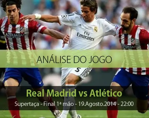 Análise e antevisão: Real Madrid vs Atlético - Supertaça Espanha (19 Agosto 2014)
