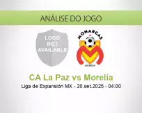 Prognóstico CA La Paz Morelia (20 September 2025)