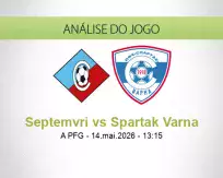 Septemvri vs Spartak Varna
