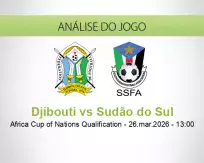 Djibouti vs Sudão do Sul