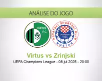 Prognóstico Virtus Zrinjski (08 July 2025)