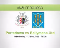 Prognóstico Portadown Ballymena Utd (13 December 2025)