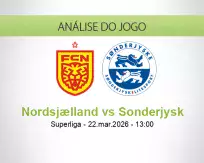 Prognóstico Nordsjælland Sonderjysk (22 March 2026)