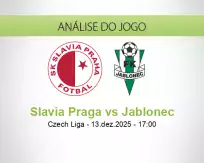 Prognóstico Slavia Praga Jablonec (13 December 2025)
