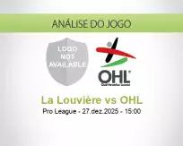 Prognóstico La Louvière OHL (27 December 2025)