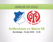 Prognóstico Hoffenheim Mainz 05 (04 April 2026)