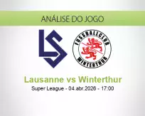 Prognóstico Lausanne Winterthur (04 April 2026)