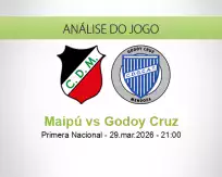 Prognóstico Maipú Godoy Cruz (29 March 2026)