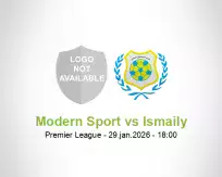 Prognóstico Modern Sport Ismaily (29 January 2026)