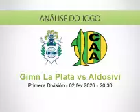 Prognóstico Gimn La Plata Aldosivi (02 February 2026)