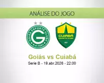 Prognóstico Goiás Cuiabá (19 April 2026)