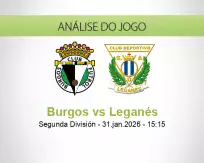 Prognóstico Burgos Leganés (31 January 2026)