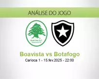 Prognóstico Boavista Botafogo (16 February 2025)