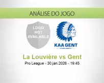 Prognóstico La Louvière Gent (30 January 2026)