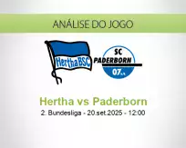 Prognóstico Hertha Paderborn (20 September 2025)
