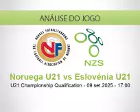 Prognóstico Noruega U21 Eslovénia U21 (09 September 2025)