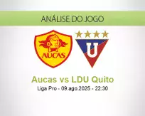 Prognóstico Aucas LDU Quito (09 August 2025)