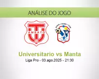 Prognóstico Universitario Manta (03 August 2025)
