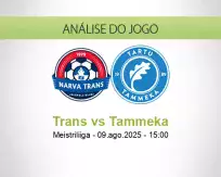 Prognóstico Trans Tammeka (09 August 2025)