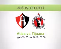 Prognóstico Atlas Tijuana (05 March 2026)