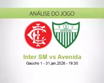Prognóstico Inter SM Avenida (31 January 2026)