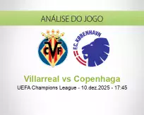 Prognóstico Villarreal Copenhaga (10 December 2025)