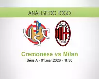 Cremonese vs Milan