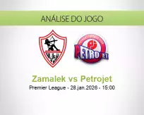 Prognóstico Zamalek Petrojet (28 January 2026)