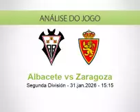 Prognóstico Albacete Zaragoza (31 January 2026)