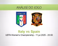 Prognóstico Italy Spain (11 July 2025)