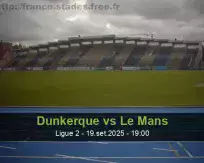 Prognóstico Dunkerque Le Mans (19 September 2025)