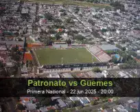 Prognóstico Patronato Güemes (22 June 2025)