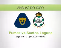Prognóstico Pumas Santos Laguna (31 January 2026)