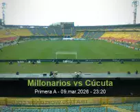Prognóstico Millonarios Cúcuta (10 March 2026)