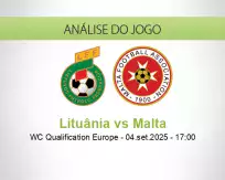Prognóstico Lituânia Malta (04 September 2025)