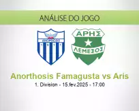 Prognóstico Anorthosis Famagusta Aris (15 February 2025)