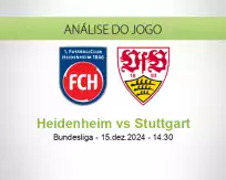 Prognóstico Heidenheim Stuttgart (15 December 2024)