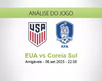 Prognóstico EUA Coreia Sul (06 September 2025)