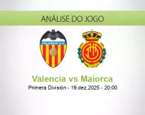 Prognóstico Valencia Maiorca (19 December 2025)