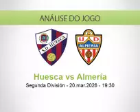 Prognóstico Huesca Almería (20 March 2026)