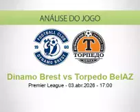 Prognóstico Dinamo Brest Torpedo BelAZ (03 April 2026)