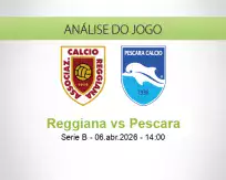 Prognóstico Reggiana Pescara (06 April 2026)