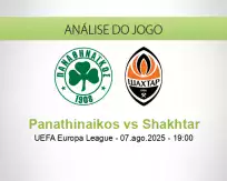Prognóstico Panathinaikos Shakhtar (07 August 2025)