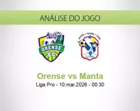 Prognóstico Orense Manta (10 March 2026)