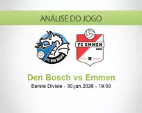 Prognóstico Den Bosch Emmen (30 January 2026)